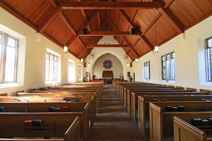 Intérieur d'une église